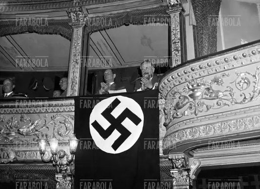 Franz Ritter von Epp e Attilio Teruzzi, Roma, 1940 - Farabola Immagine digitale
