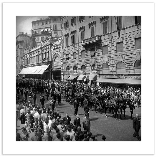 Funerali di De Gasperi, 1954 - Farabola Fotografia