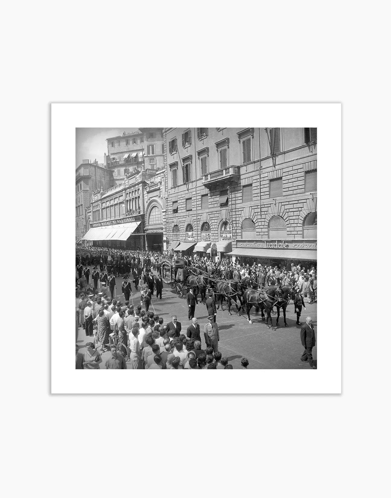 Funerali di De Gasperi, 1954 - Farabola Fotografia