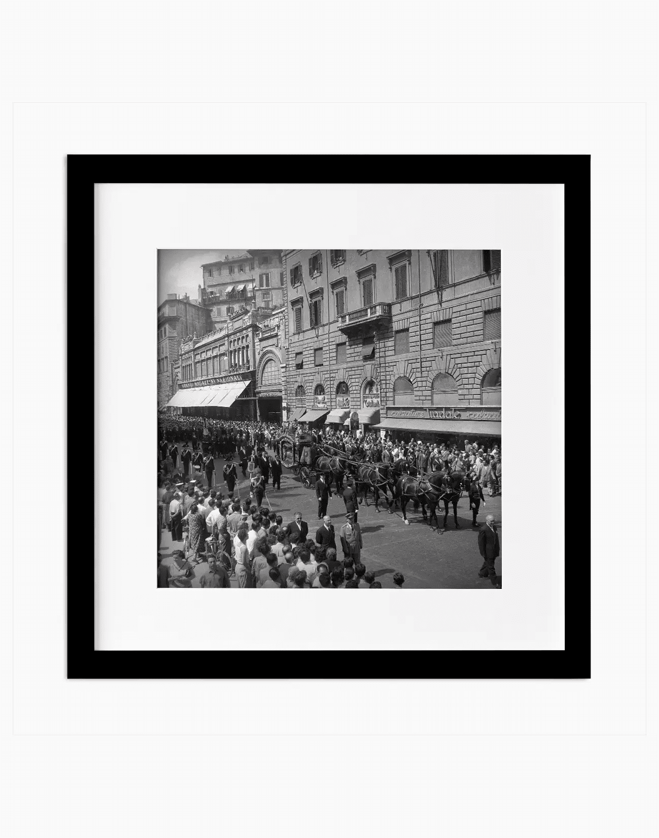 Funerali di De Gasperi, 1954 - Farabola WhiteWall App Product