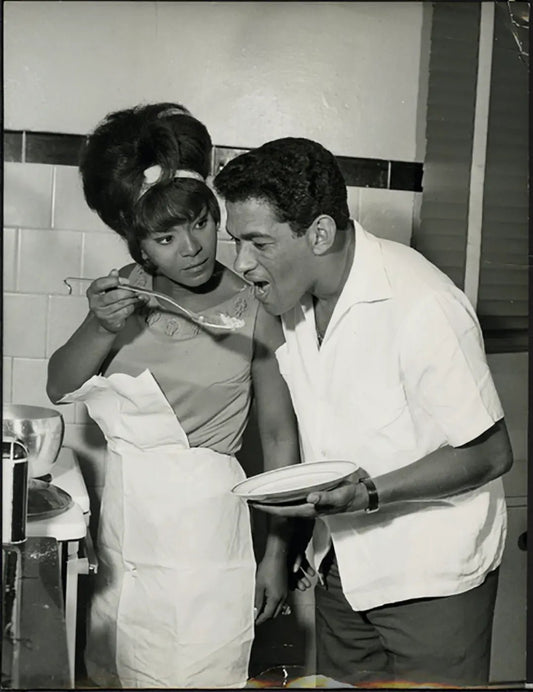 Garrincha con Elza Soares Brasile 1964 Ft 5348 - Stamp 21x27 cm - Farabola Stampa ai sali d'argento