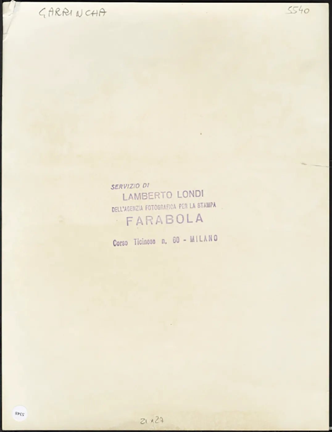 Garrincha con Elza Soares Brasile 1964 Ft 5348 - Stamp 21x27 cm - Farabola Stampa ai sali d'argento