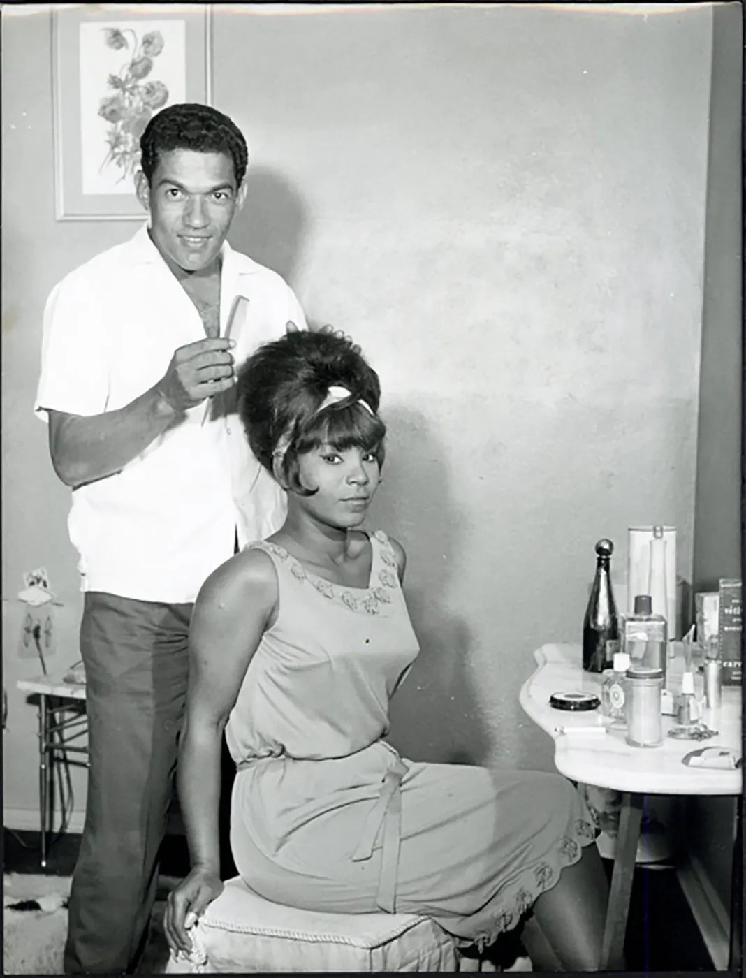 Garrincha con Elza Soares Brasile 1964 Ft 5781 - Stampa 21x27 cm - Farabola Stampa ai sali d'argento