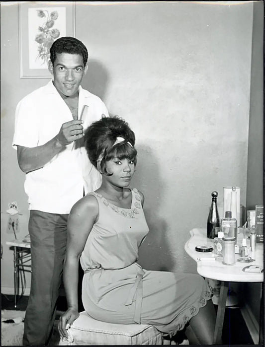 Garrincha con Elza Soares Brasile 1964 Ft 5781 - Stampa 21x27 cm - Farabola Stampa ai sali d'argento