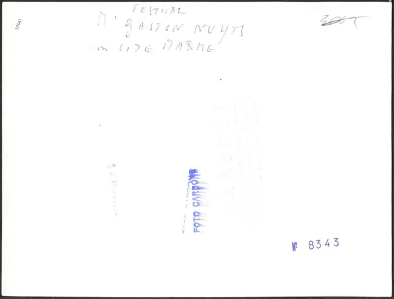 Gaston Nuyts e Lize Marke 1965 Ft 37641 - Stampa 24x18 cm - Farabola Stampa ai sali d'argento