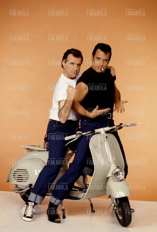 Gene Gnocchi e Teo Teocoli, anni 80 - Farabola Immagine digitale