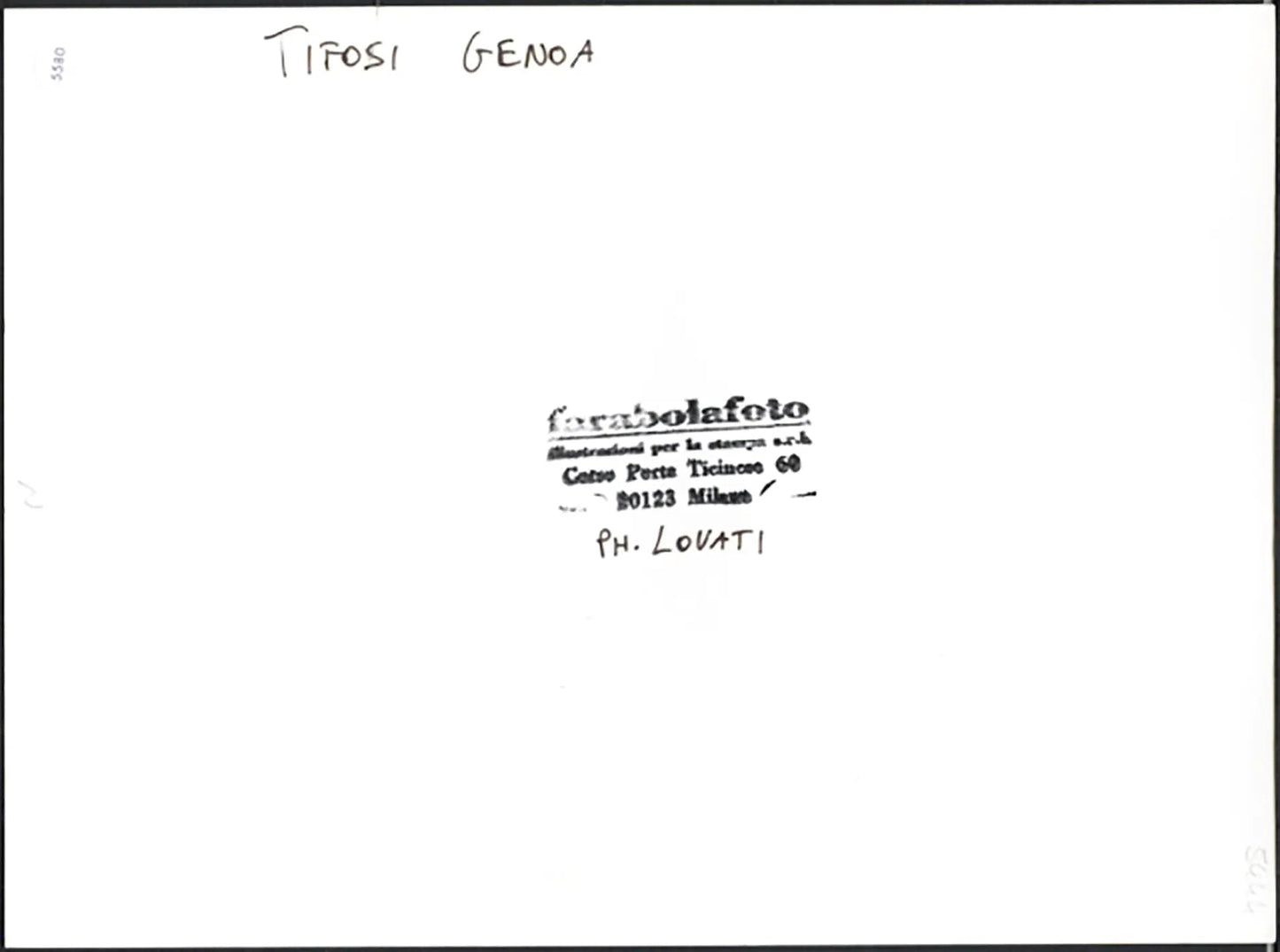 Genoa Tifosi 1992 Ft 5580 - Stampa 24x18 cm - Farabola Stampa ai sali d'argento