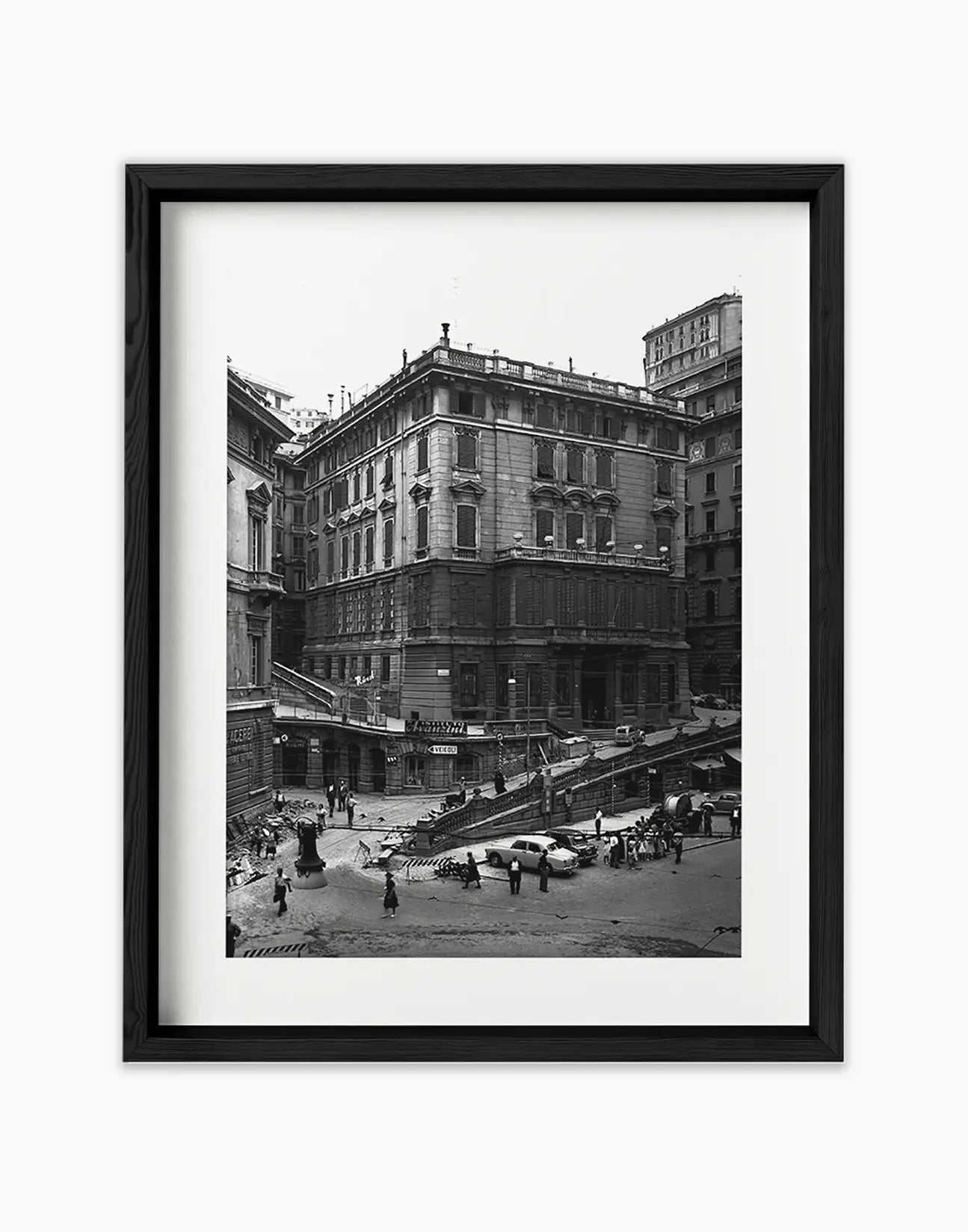 Genova, via Martin Piaggio 1956 - Farabola Fotografia