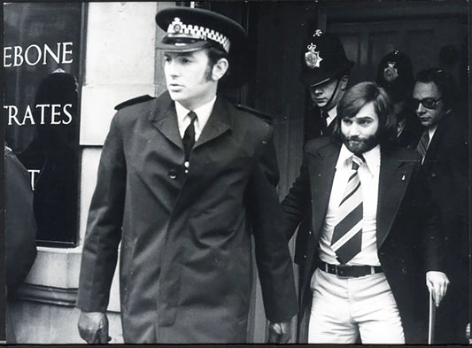 George Best in tribunale 1974 Ft 5541 - Stampa 20x15 cm - Farabola Stampa ai sali d'argento