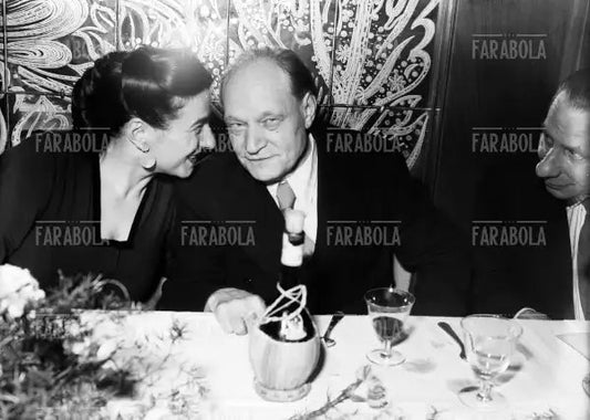 Germana Marucelli e Giuseppe Ungaretti, Premio San Babila, 1948 - Farabola Immagine digitale