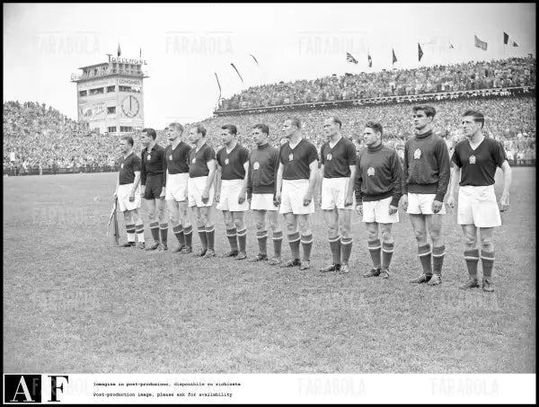 Germania O. vs Ungheria, Mondiali di calcio, 1954 - Farabola Immagine digitale