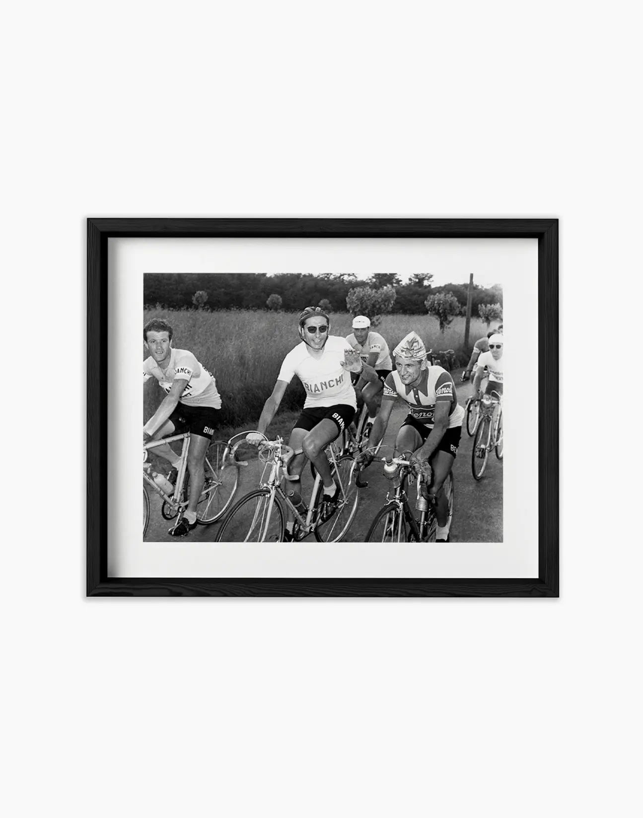 Giacchero, Coppi e Pettinati, Giro d'Italia 1952 - Farabola Fotografia