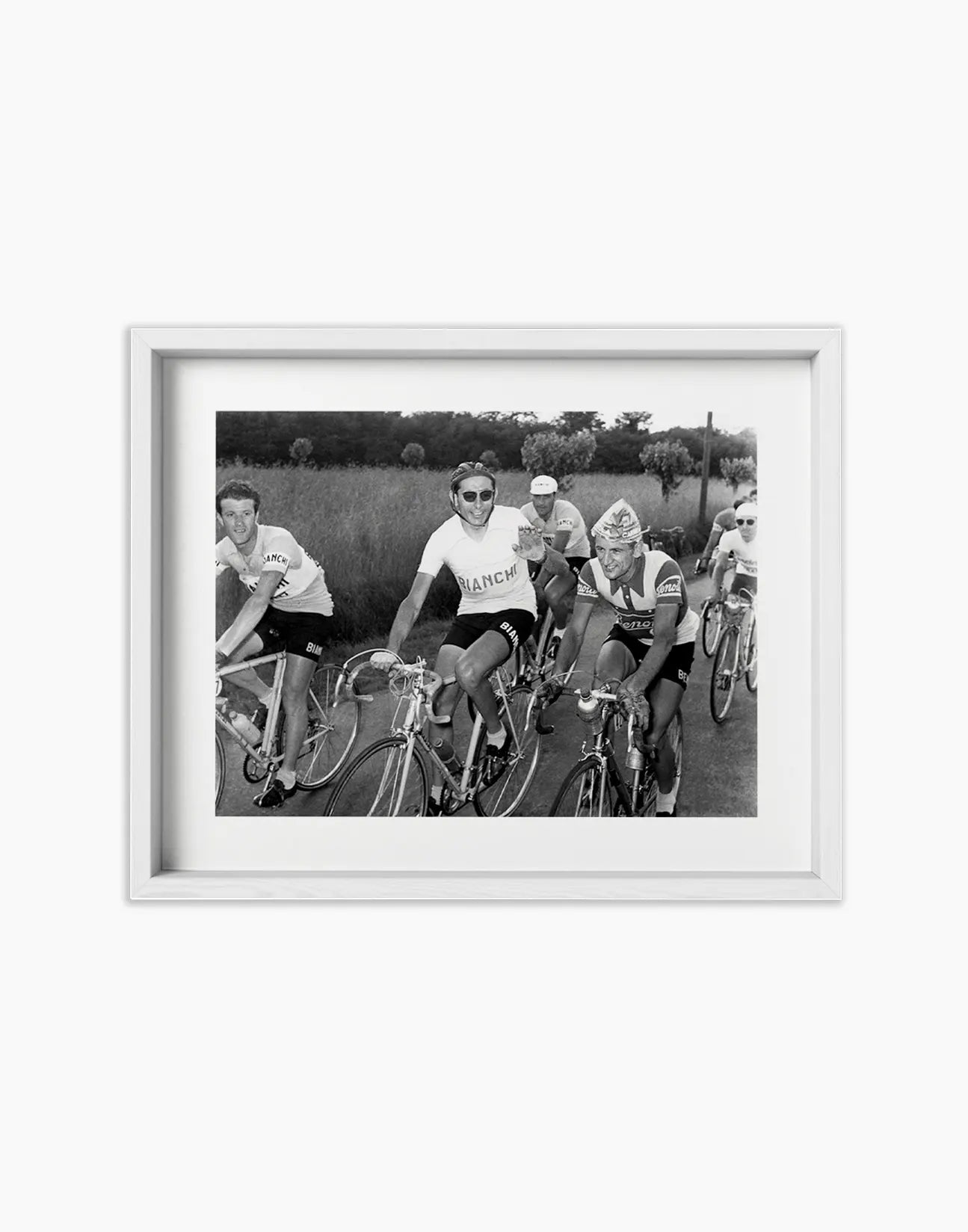 Giacchero, Coppi e Pettinati, Giro d'Italia 1952 - Farabola Fotografia