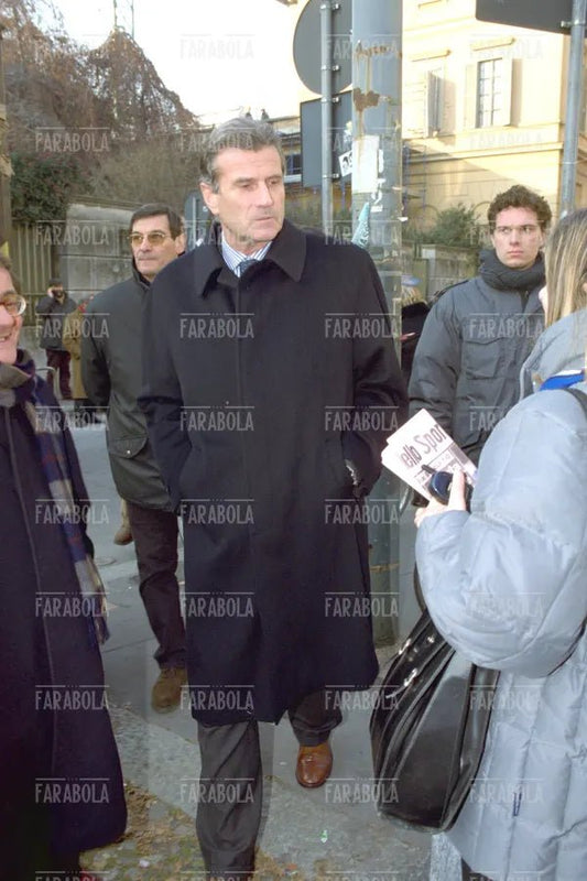 Giacinto Facchetti ai funerali di Giuseppe Prisco, 2001 - Farabola Immagine digitale