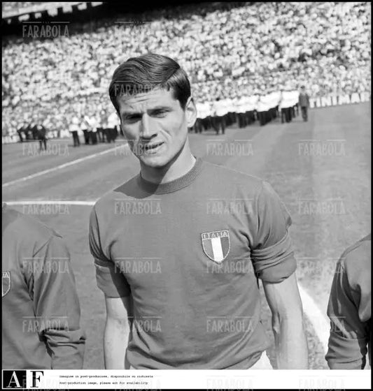 Giacinto Facchetti, amichevole Italia vs Brasile, 1963 - Farabola Immagine digitale