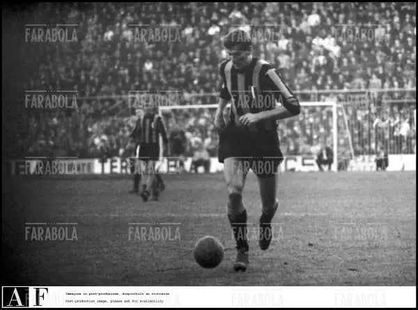 Giacinto Facchetti, Inter vs Bologna, 1963 - Farabola Immagine digitale