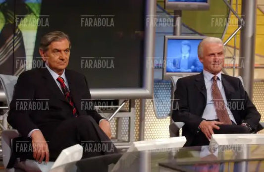 Giacomo Bulgarelli e Giovanni Trapattoni, La Domenica Sportiva, 2003 - Farabola Immagine digitale