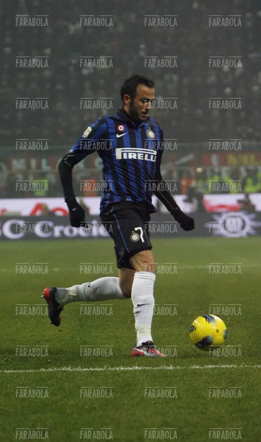 Giampaolo Pazzini, Milan vs Inter, 2012 - Farabola Immagine digitale