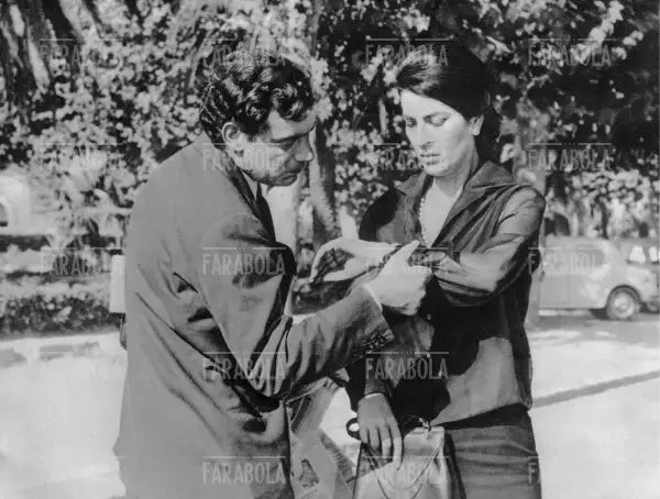 Gian Maria Volonté e Irene Papas in una scena del film A ciascuno il suo, 1966 - Farabola Immagine digitale