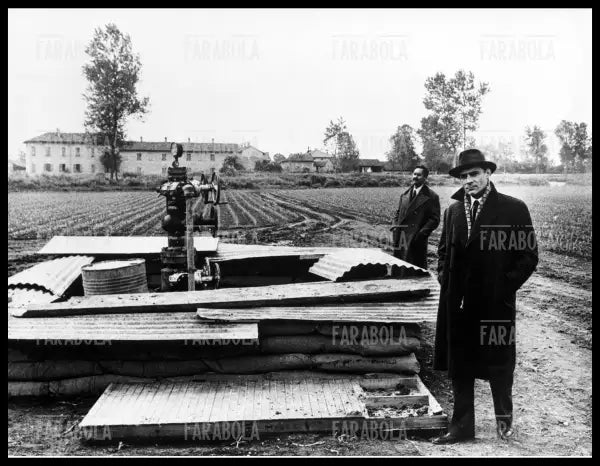 Gian Maria Volonté in una scena del film Il caso Mattei, 1972 - Farabola Immagine digitale