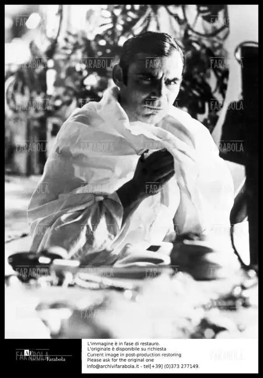Gian Maria Volonté in una scena del film Indagine su un cittadino..., 1970 - Farabola Immagine digitale