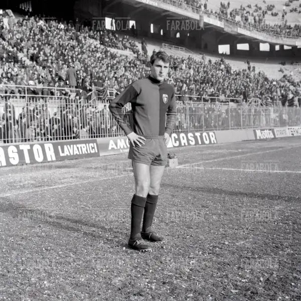 Gianfranco Zigoni, Milan vs Genoa, 1965 - Farabola Immagine digitale