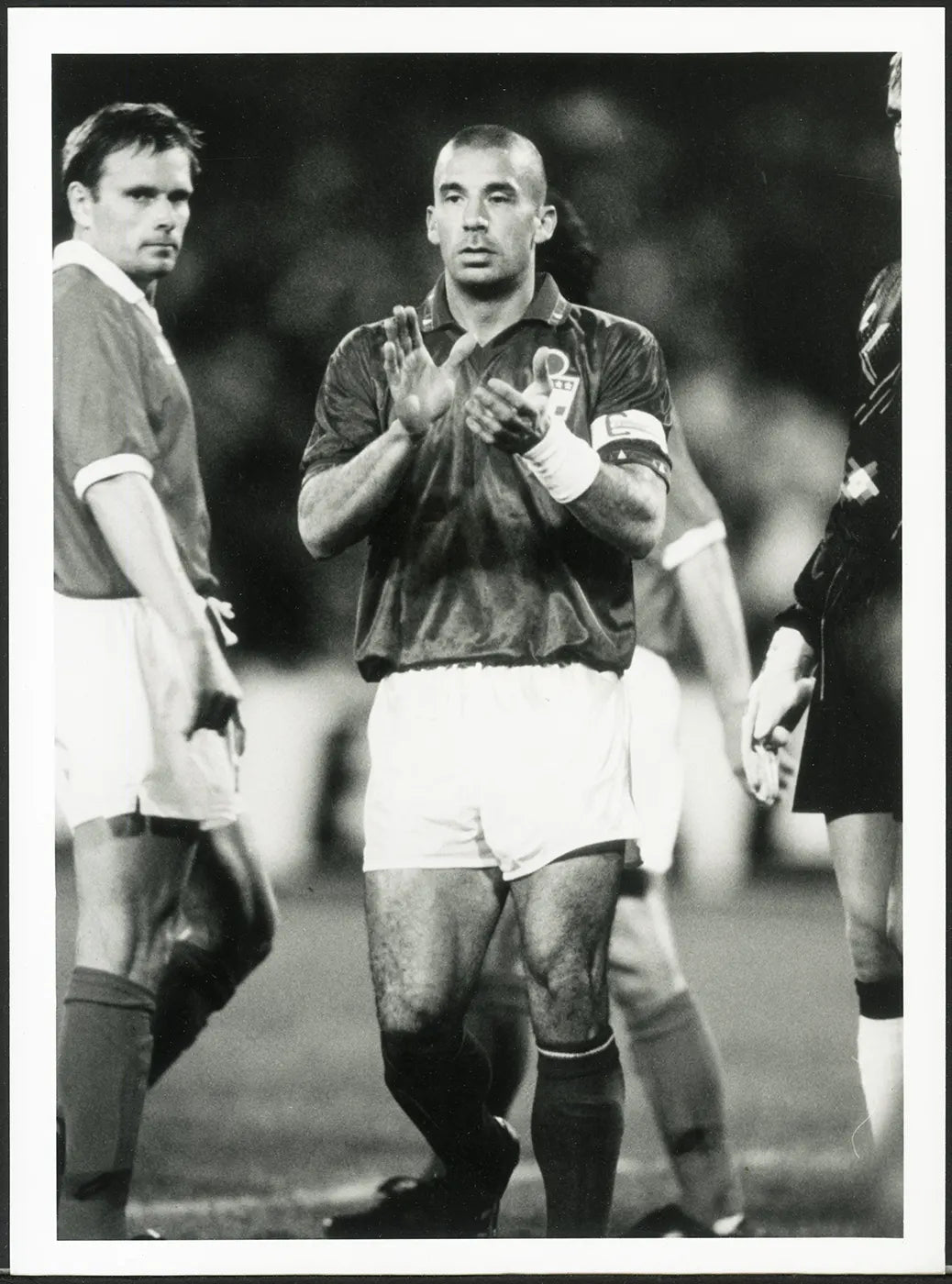 Gianluca Vialli Italia anni 90 Ft 4667 - Stampa 24x18 cm - Farabola Stampa digitale