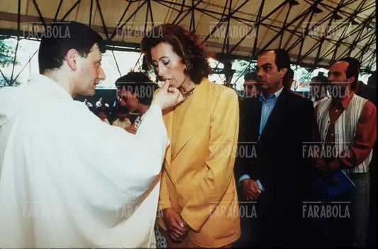 Gianmarco Moratti con la moglie Letizia, Milano, 1995 - Farabola Immagine digitale