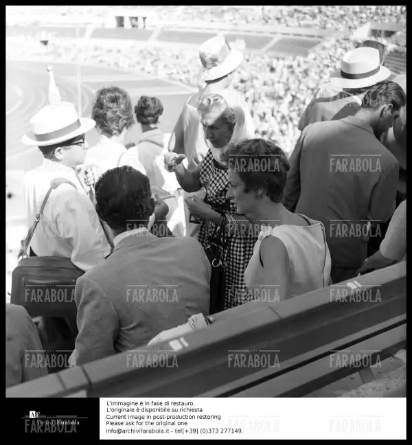Gianni Agnelli e sua moglie Marella Caracciolo, Olimpiadi di Roma, 1960 - Farabola Immagine digitale