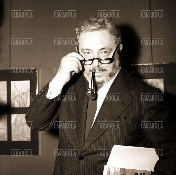 Gianni Brera, Milano, 1977 - Farabola Immagine digitale