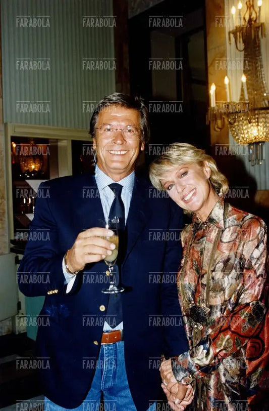 Gianni Brezza e Loretta Goggi, 1997 - Farabola Immagine digitale