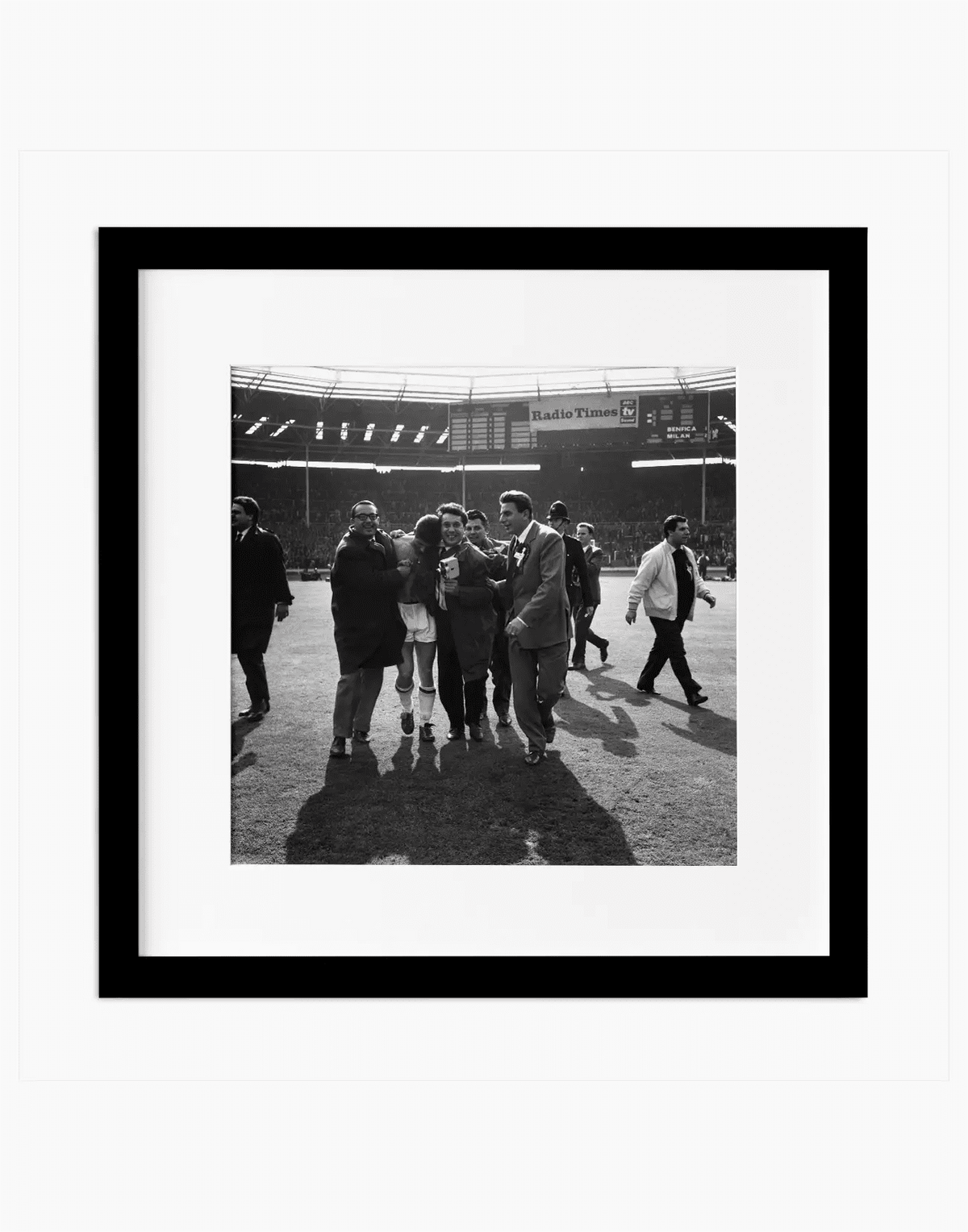 Gianni Rivera, Coppa dei Campioni 1963 — stampa fine art con cornice nera