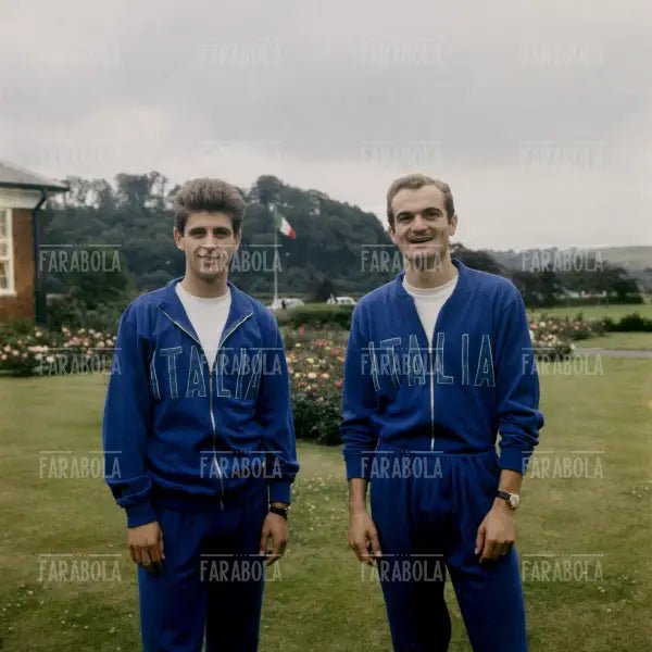 Gianni Rivera e Sandro Mazzola, Mondiali di calcio in Inghilterra, 1966 - Farabola Immagine digitale