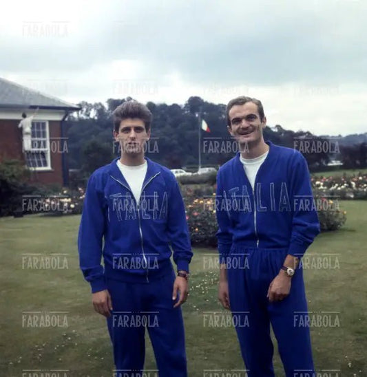 Gianni Rivera e Sandro Mazzola, Mondiali di calcio in Inghilterra, 1966 - Farabola Immagine digitale