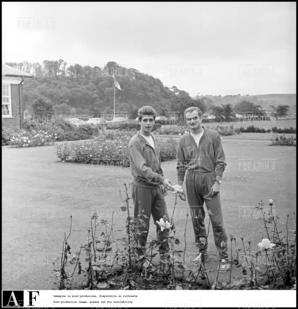 Gianni Rivera e Sandro Mazzola, Mondiali di calcio in Inghilterra, 1966 - Farabola Immagine digitale