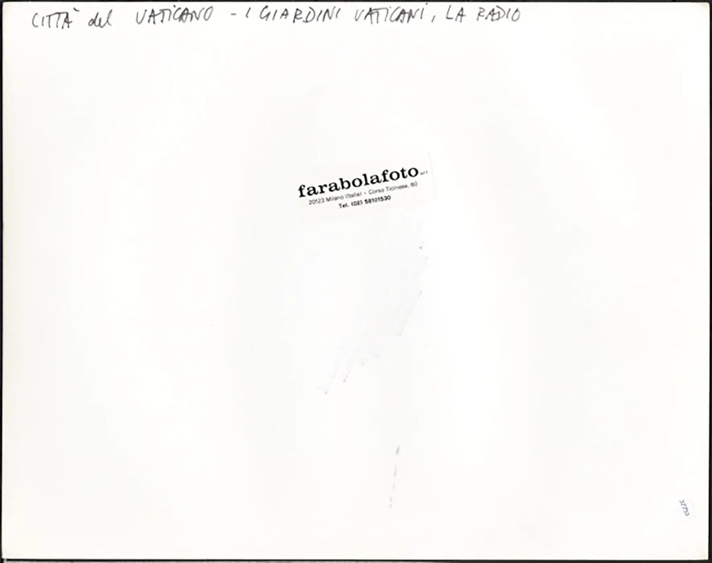 Giardini Città del Vaticano Roma anni 90 Ft 37733 - Stampa 24x30 cm - Farabola Stampa ai sali d'argento