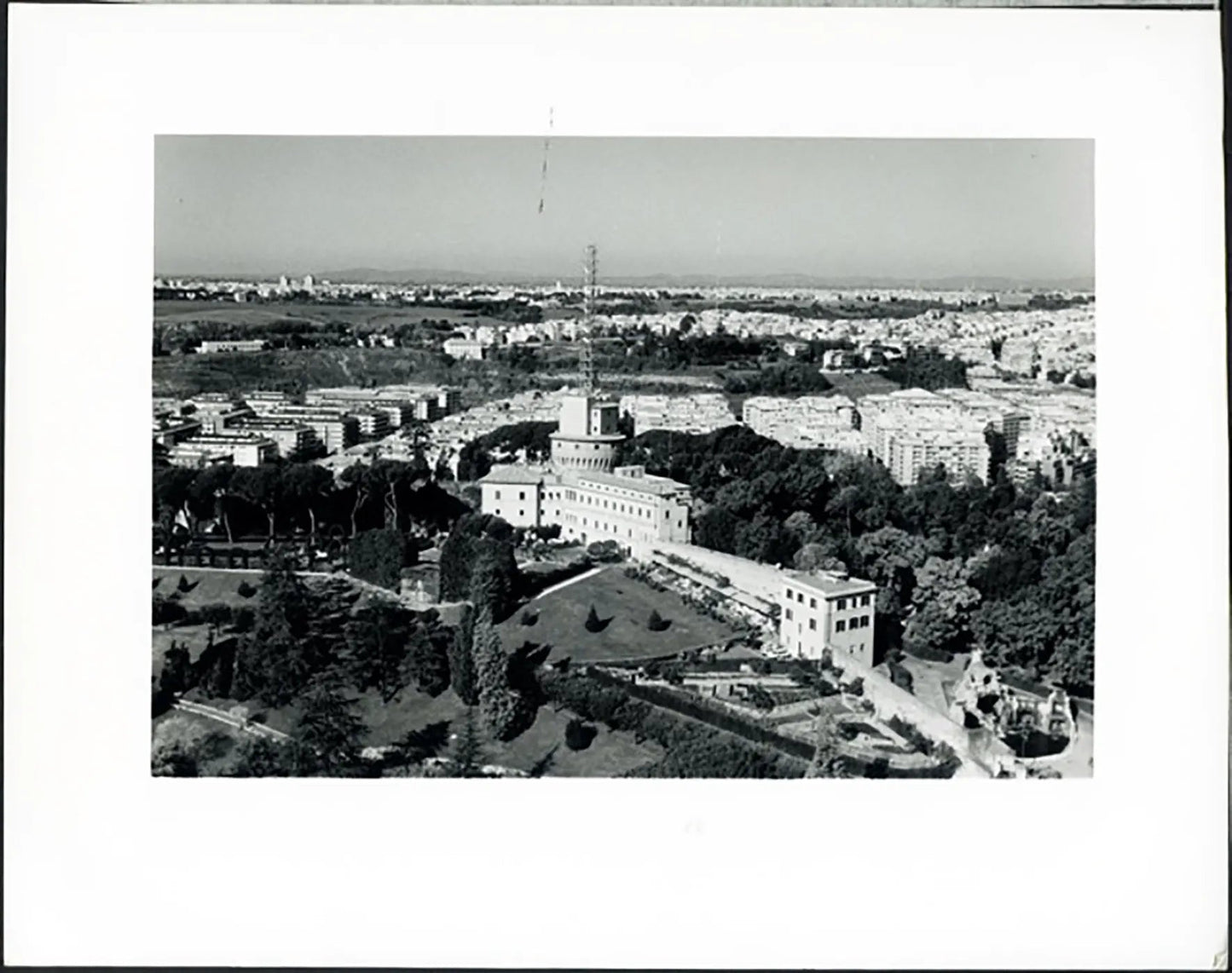 Giardini Città del Vaticano Roma anni 90 Ft 37733 - Stampa 24x30 cm - Farabola Stampa ai sali d'argento