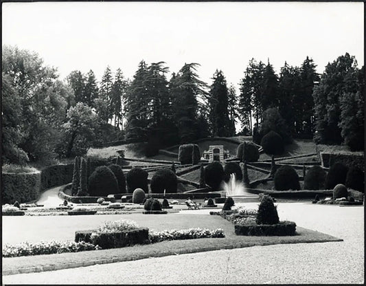 Giardini del Municipio Varese anni 60 Ft 37746 - Stampa 21x27 cm - Farabola Stampa ai sali d'argento (anni 90)