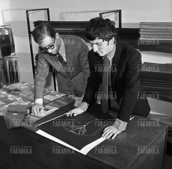 Gigi Meroni e Pino Tricase, Torino, 1965 - Farabola Immagine digitale