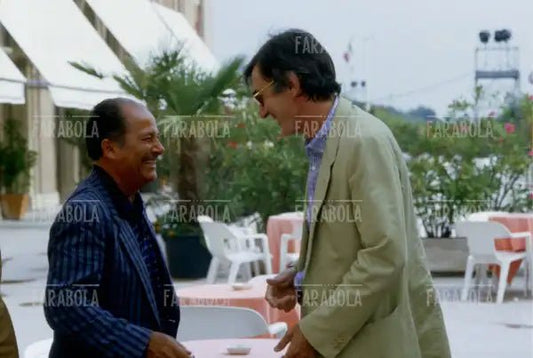 Gillo Pontecorvo e Carlo Lizzani, anni 90 - Farabola Immagine digitale