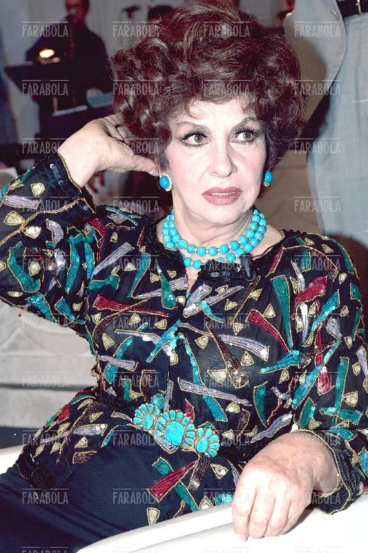 Gina Lollobrigida, Ci vediamo in tv, 2001 - Farabola Immagine digitale