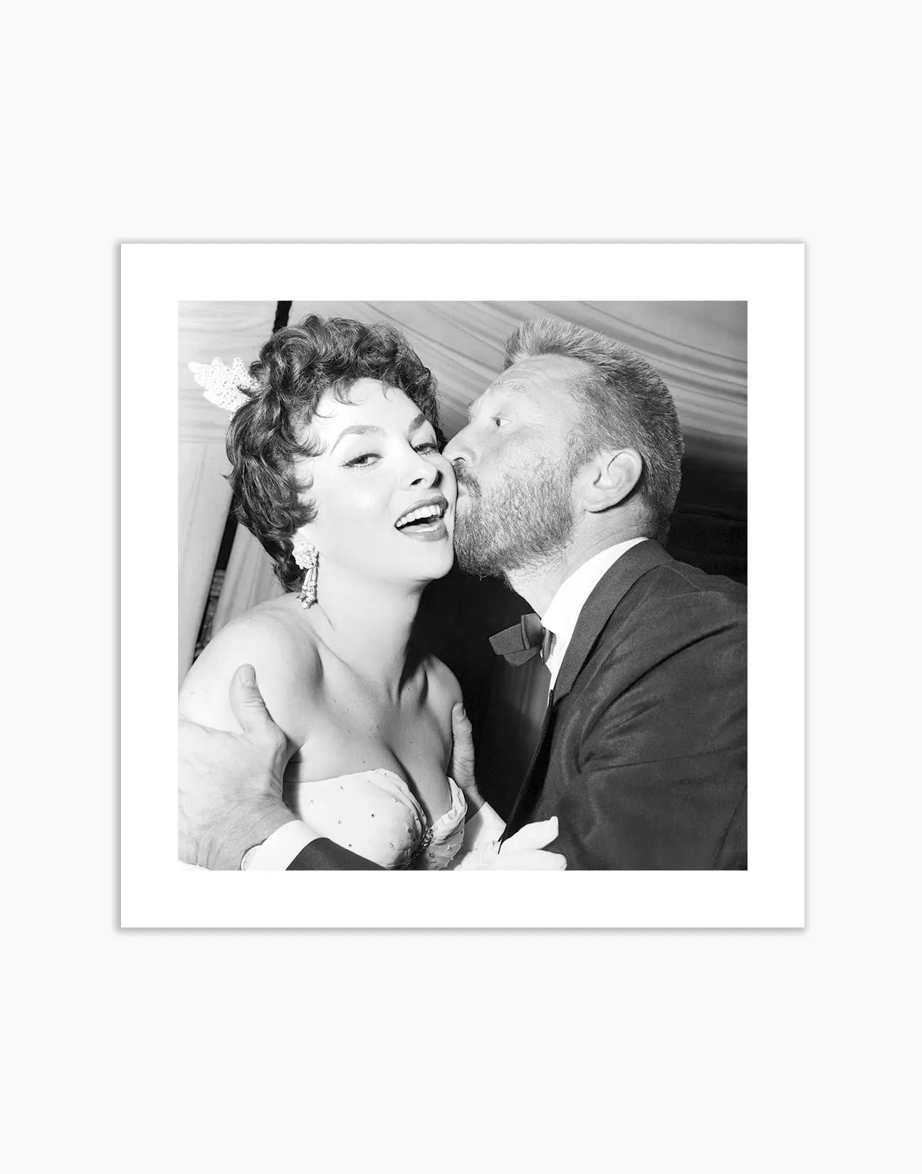 Gina Lollobrigida e Kirk Douglas, 1955 - Farabola Fotografia