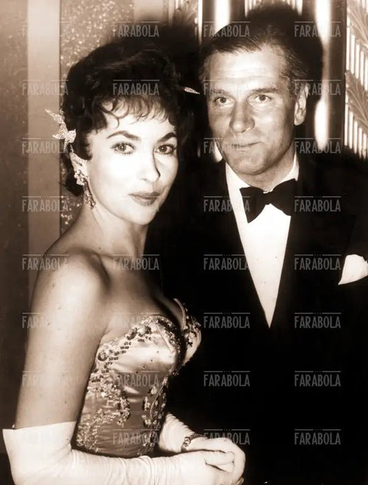 Gina Lollobrigida e Laurence Olivier, Londra, 1956 - Farabola Immagine digitale