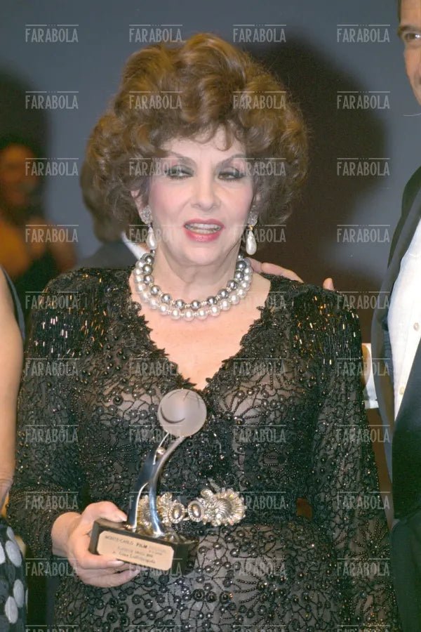Gina Lollobrigida, Festival di Montecarlo, 2001 - Farabola Immagine digitale