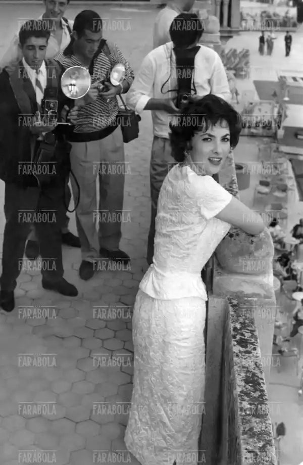 Gina Lollobrigida, Festival di Venezia, 1956 - Farabola Immagine digitale