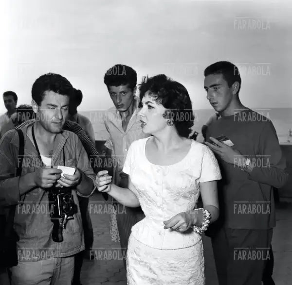 Gina Lollobrigida, Festival di Venezia, 1956 - Farabola Immagine digitale