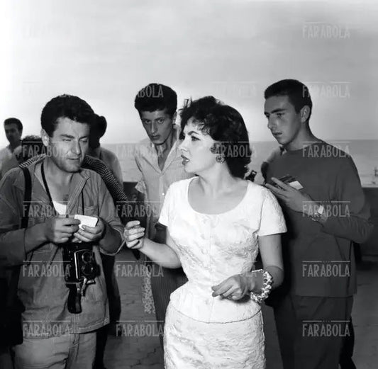 Gina Lollobrigida, Festival di Venezia, 1956 - Farabola Immagine digitale