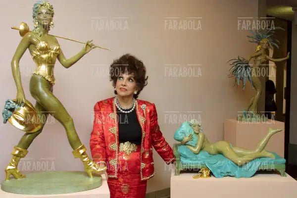 Gina Lollobrigida, Festival di Venezia, 2003 - Farabola Immagine digitale