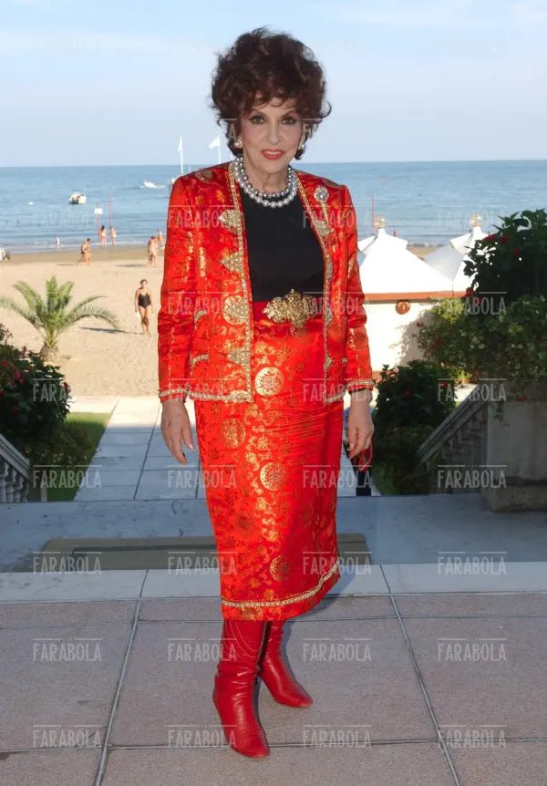 Gina Lollobrigida, Festival di Venezia, 2003 - Farabola Immagine digitale