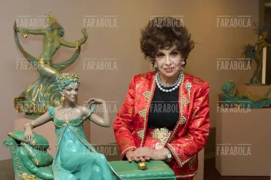 Gina Lollobrigida, Festival di Venezia, 2003 - Farabola Immagine digitale